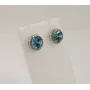 Сережки с голубыми камнями Maxi Silver 7955/2