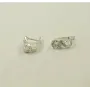 Серьги восьмерки с белыми камнями Maxi Silver 8613/1