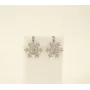 Серьги снежинка Maxi Silver 8752
