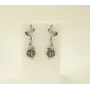 Серьги гранат Maxi Silver 8747