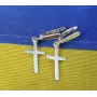 Серьги крестики Maxi Silver 8732