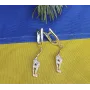 Сережки гимнастки Maxi Silver 8626