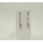 Сережки гимнастки Maxi Silver 8626