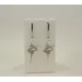 Серьги гимнастки Maxi Silver 8625