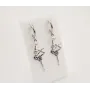 Серьги гимнастки Maxi Silver 8625