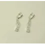 Серьги длинные из Maxi Silver 8617