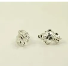 Серьги триллион Maxi Silver 8615 Серьги триллион Maxi Silver 8615