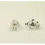 Серьги триллион Maxi Silver 8615