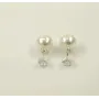 Пусеты с жемчугом Maxi Silver 8610