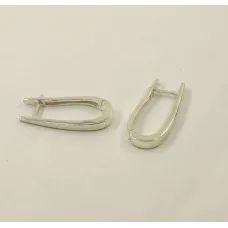Серьги без камней Maxi Silver 8608