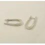 Серьги без камней Maxi Silver 8608