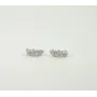 Серьги корона Maxi Silver 8508