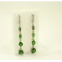 Длинные сережки с фианитами Maxi Silver 8477