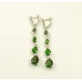 Длинные сережки с фианитами Maxi Silver 8477