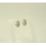 Сережки конго с фианитами Maxi Silver 8472