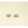 Сережки конго с фианитами Maxi Silver 8472
