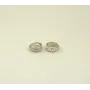 Сережки конго с фианитами Maxi Silver 8472