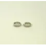 Сережки кольца Maxi Silver 8471