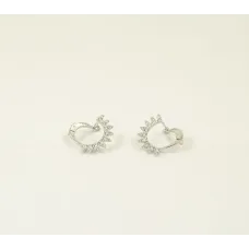 Сережки в доль уха Maxi Silver 8375 Сережки в доль уха Maxi Silver 8375