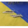 Серьги вдоль мочки уха Maxi Silver 8371