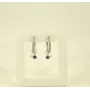 Серьги конго с висюлькой Maxi Silver 8369
