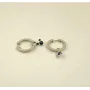 Серьги конго с висюлькой Maxi Silver 8369