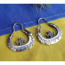 Казацкие серьги Maxi Silver 8199 Казацкие серьги Maxi Silver 8199