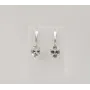 Серьги висюльки с фианитом Maxi Silver 8111