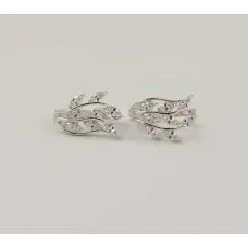 Сережки лепестки Maxi Silver 8106