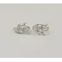 Сережки лепестки Maxi Silver 8106