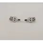 Серьги совы Maxi Silver 8099