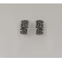 Серьги с цветочками Maxi Silver 8095