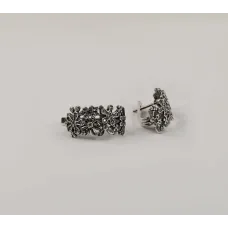 Серьги с цветочками Maxi Silver 8095