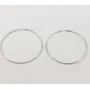 Серьги конго Maxi Silver 8089