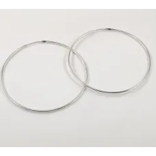 Серьги конго Maxi Silver 8089