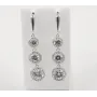 Серьги длинные висячие Maxi Silver 8003