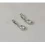 Серьги висячие с камнями Maxi Silver 7965