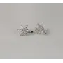 Серьги цветки Maxi Silver 7961