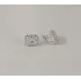 Сережки с прямоугольным камнем Maxi Silver 7960
