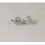 Серьги овал Maxi Silver 7952