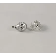 Серьги капли Maxi Silver 7951