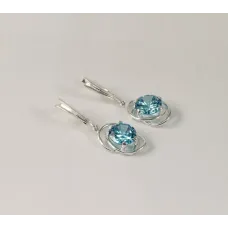 Сережки висюльки Maxi Silver 7950 Сережки висюльки Maxi Silver 7950