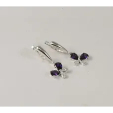 Серьги бабочки Maxi Silver 7948
