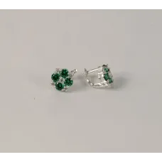 Сережки цветочки Maxi Silver 7941