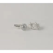 Серьги цветочек Maxi Silver 7940 Серьги цветочек Maxi Silver 7940