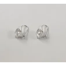 Серьги с французским замком Maxi Silver 7936