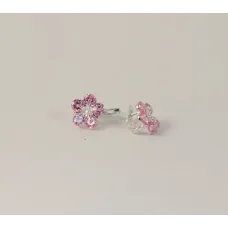 Серьги цветочки Maxi Silver 7934