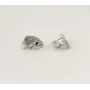 Сережки с лошадьми Maxi Silver 7822