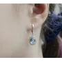 Золотые серьги с камнями Maxi Silver 7805