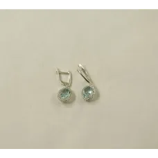 Золотые серьги с камнями Maxi Silver 7805